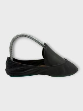 Tieks Classic Ballet Flats Black Teal Women’s Size 6 Good Condition Cute!!
